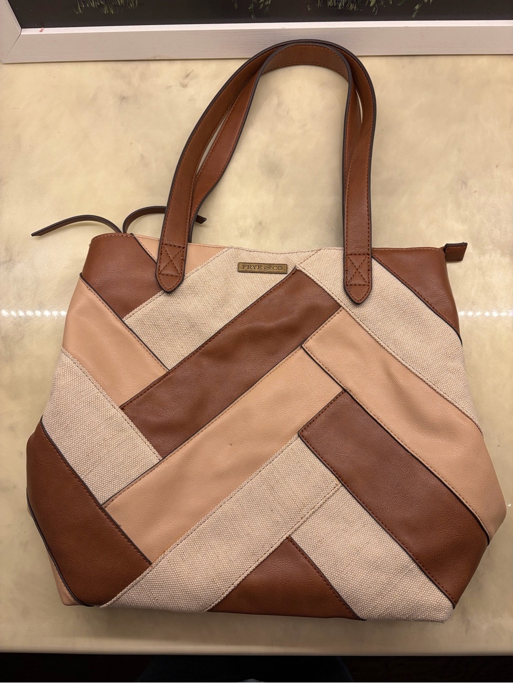 Frye & Co Melissa Patchwork  Tote